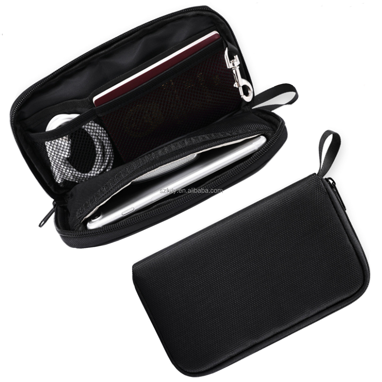 Travel Neck Pouch Hidden Passport Holder Wallet RFID Blocking Neck pouch