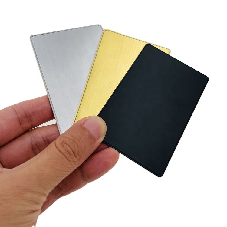 Горячая Распродажа, металлическая визитная карточка NFC RFID, индивидуальная печать