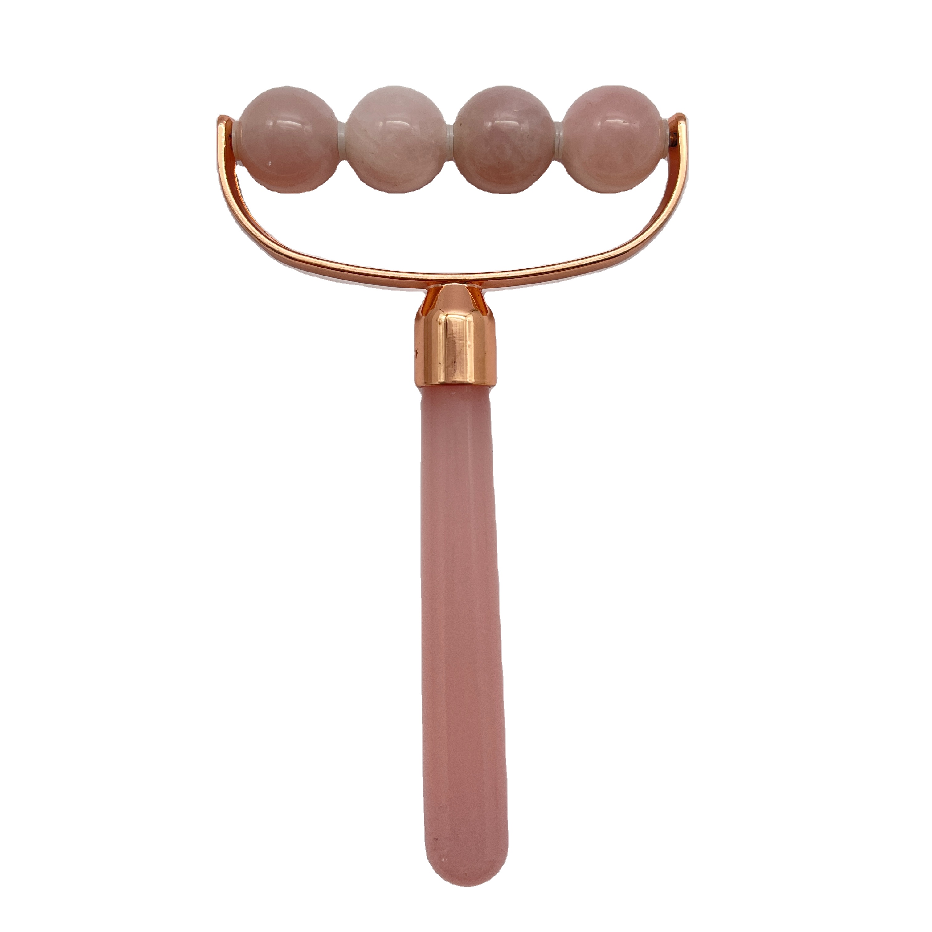 100% nature stone resin rod Anti Aging Therapy Skin Care tool Rose Quartz Pink Crystal Jade Face Roller For Face