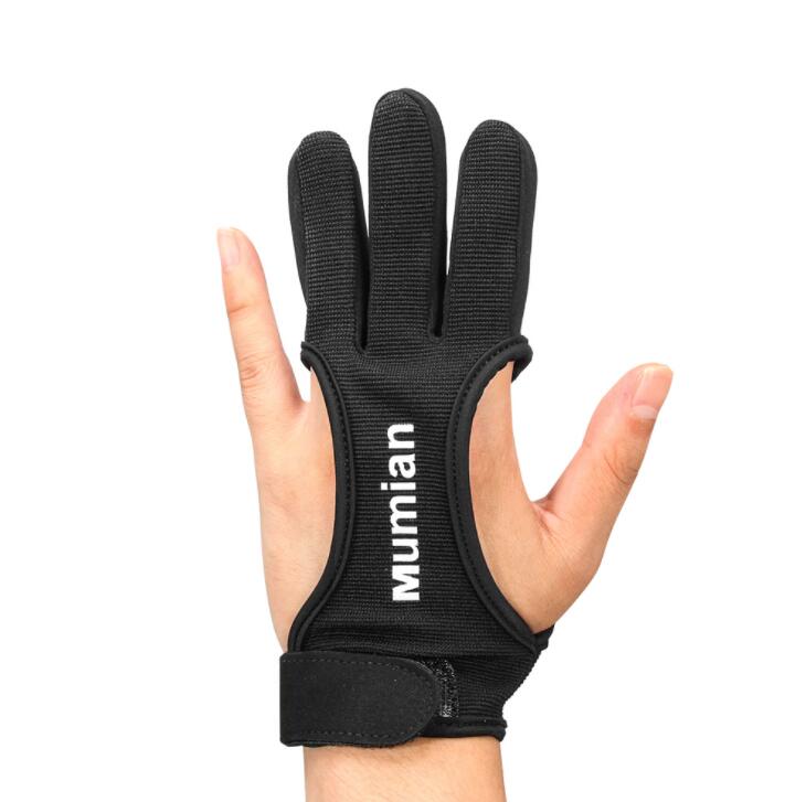 Wholesale non-slip breathable three-finger shooting gloves