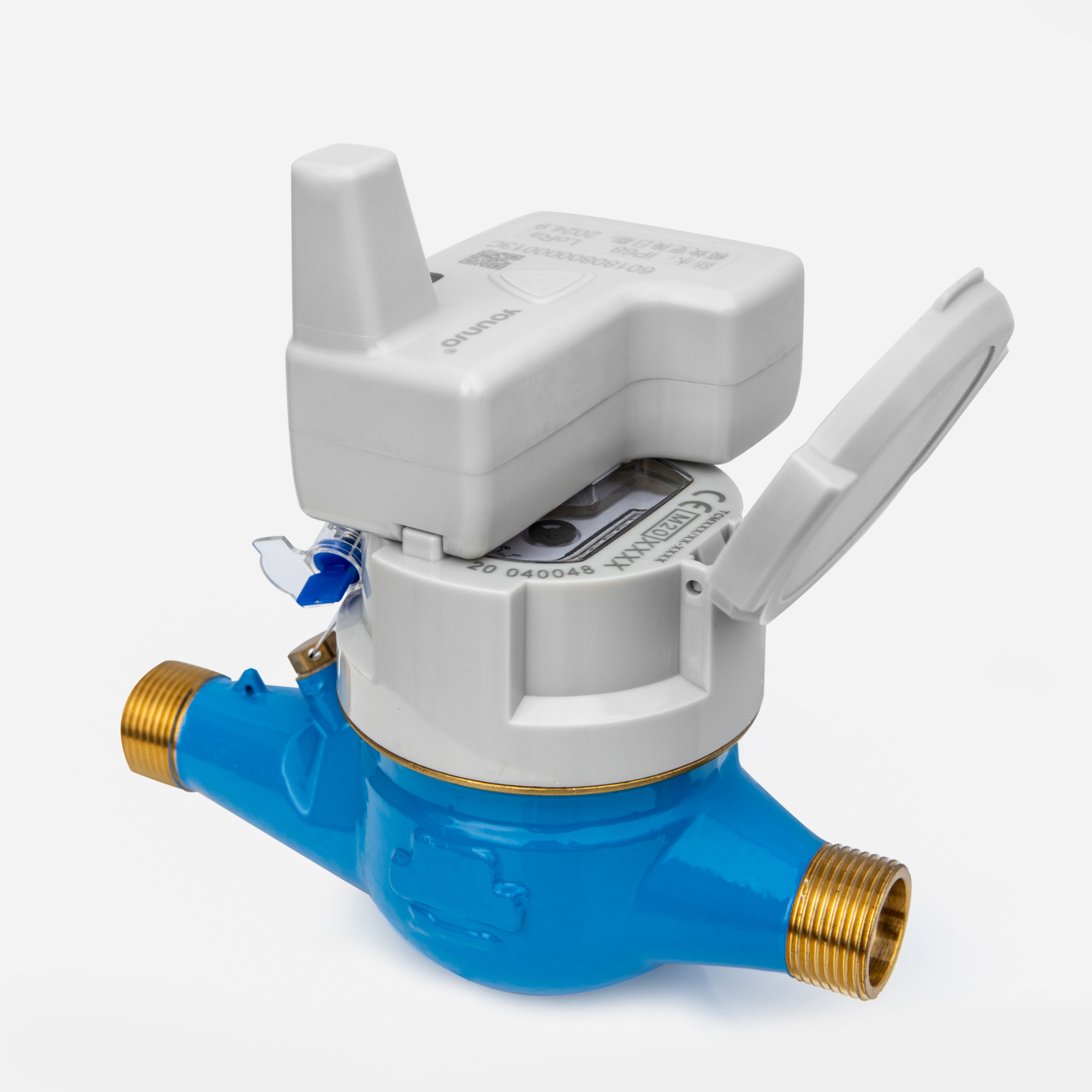 R160 ISO4064 ISO9001 Multi Jet Intelligent Water Gauge Smart Watermeter Digital Mid Flow Water Meters