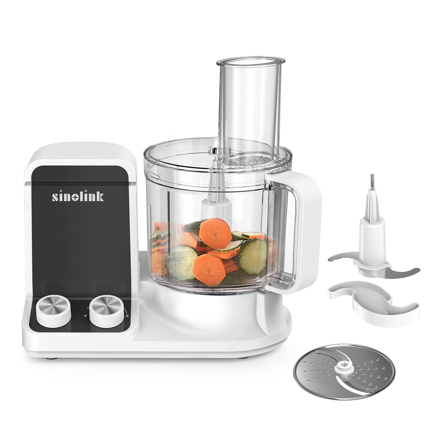 Portable Electric Large Capacity Multi-function 3 in 1 Food Processors
