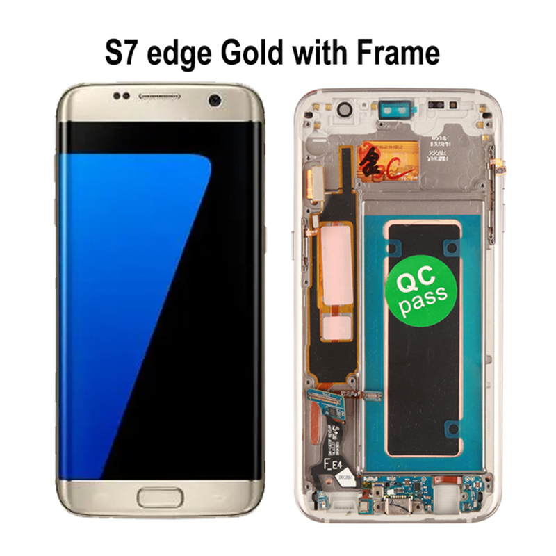 ЖК-дисплей s7 edge для Samsung Galaxy S7 Edge ЖК-дисплей