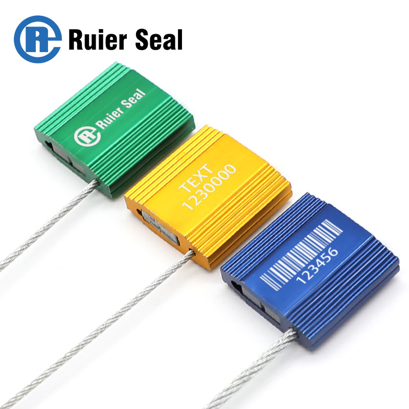 REC102 ISO 17712 Aluminium security Cable Seal security Metal Cable Seals Trailer Door Metal Cable Seal
