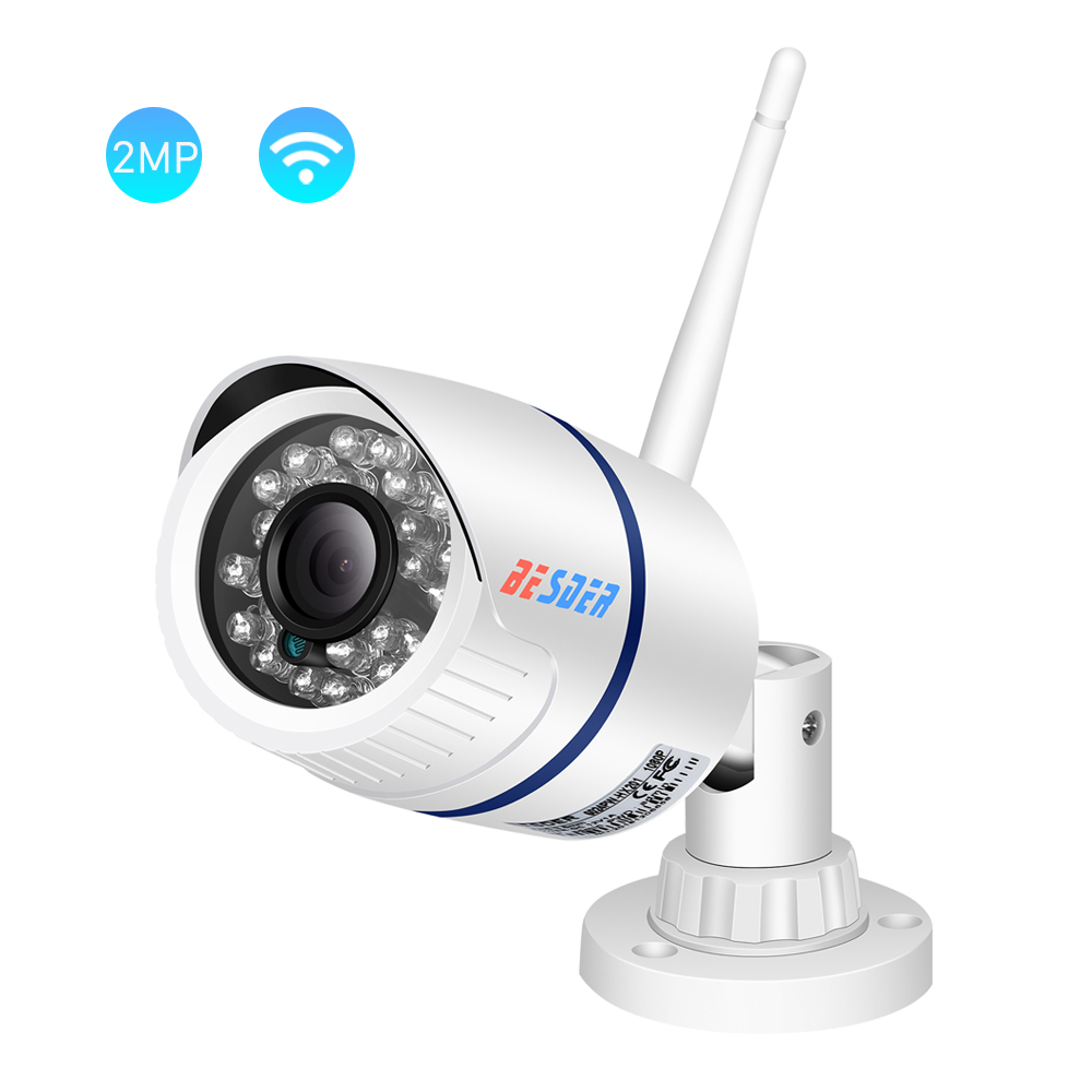 BESDER Full HD 1080P P2P беспроводная WIFI IP камера видеонаблюдения со слотом для SD-карты ИК Ночное Видение