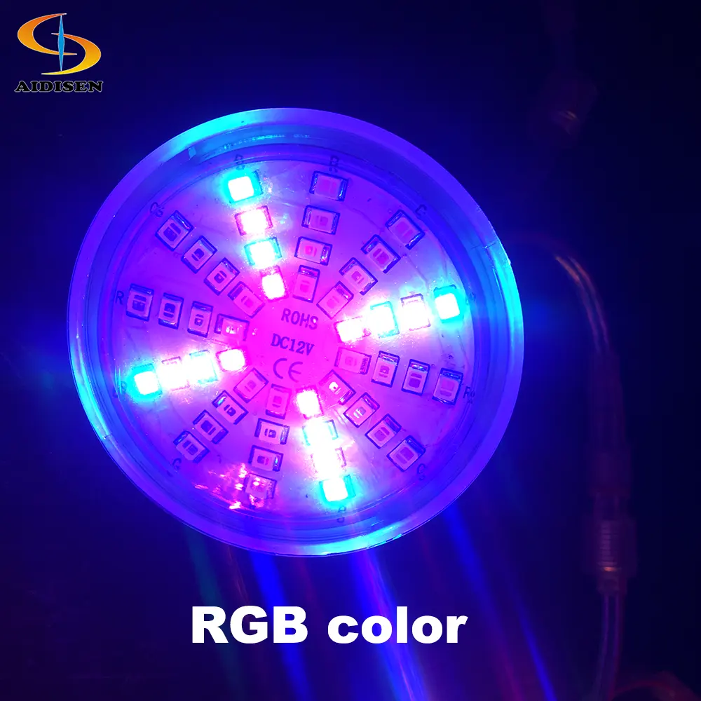 60mm waterproof ip65 full color smd5050 rgb auto running programmable funfair led bulb