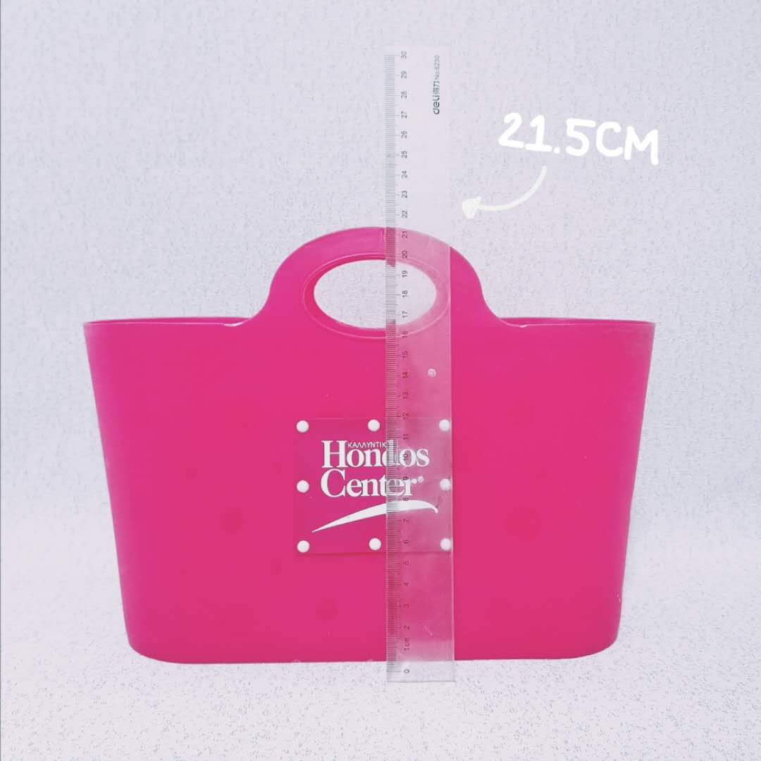 durable soft PE plastic shopping basket for OEM