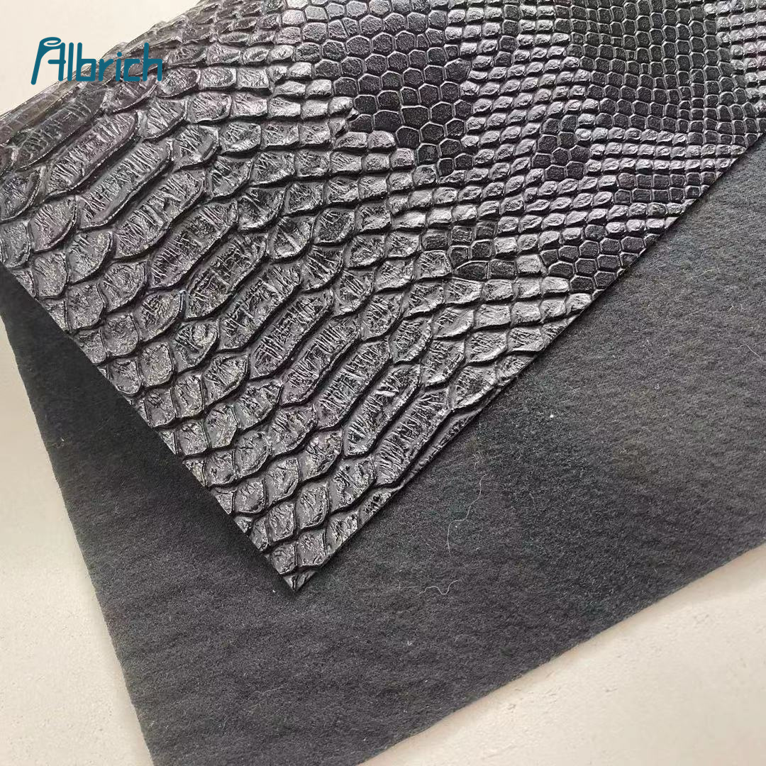 factory price crocodile pattern Faux Synthetic artificial PVC Leather Fabric For bag   luggage
