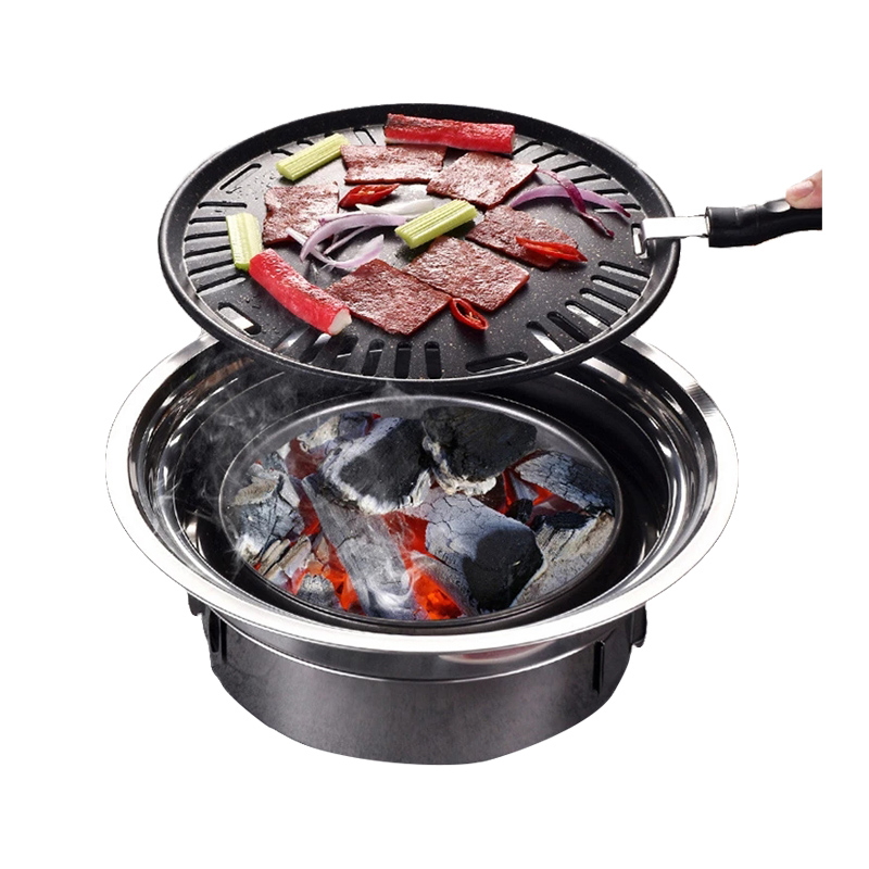 Portable Japanese BBQ Grills Charcoal Grill Barbecue Accessories Aluminium Alloy Indoor Outdoor Camping Picnic BBQ Tools