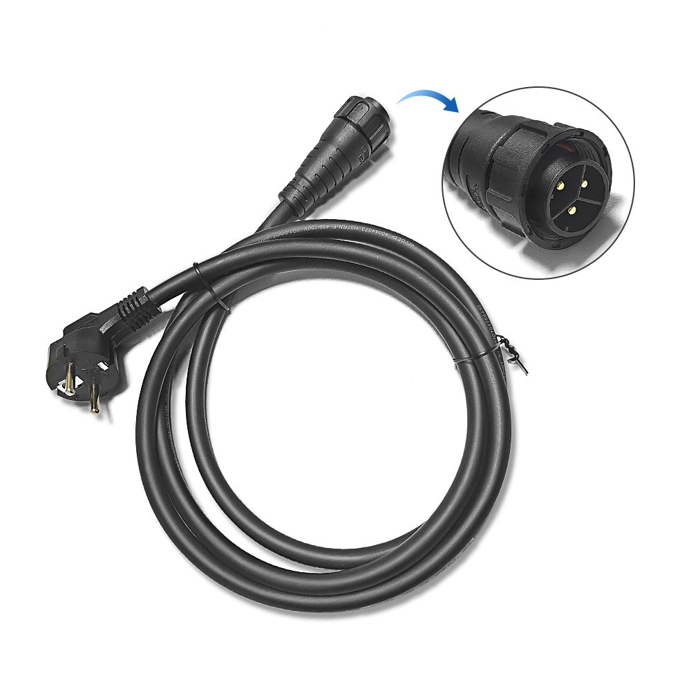 IP68 BC01 мама 5 м кабель к IP44 штекер резиновый провод 3G1.5mm2 AC микро Инвертор Кабель
