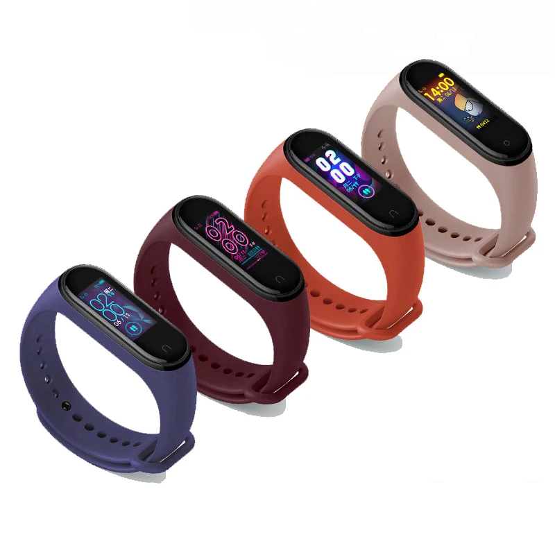 Оригинальный Смарт-браслет Xiaomi Miband 5, фитнес-браслет с сенсорным экраном Xiaomi Mi Band 5