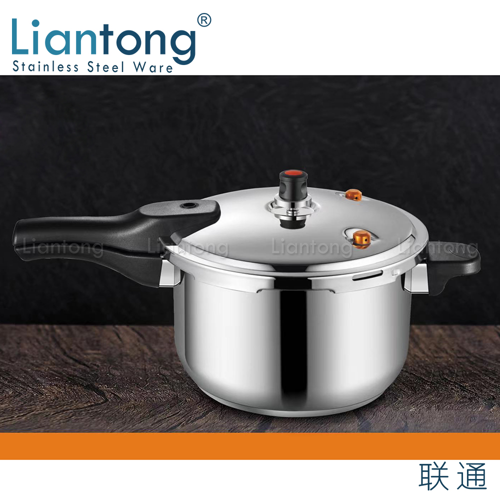 Liantong Factory Multi functional Stainless Steel 201 304 Gas Induction Pressure Cooker Pot