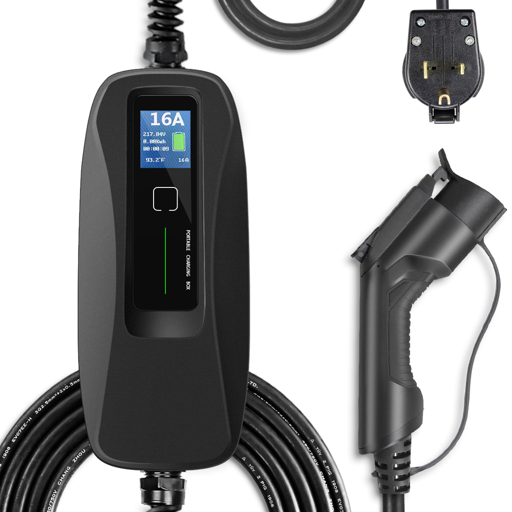 32A тип 1 SAE J1772 портативный EV зарядный бокс для Nissans LEAF
