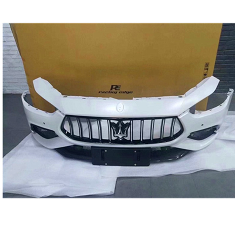 Передний бампер из углеродного волокна Maserati Quattroporte Gts Trofeo, автомобильный аксессуар, комплект для автозапчастей