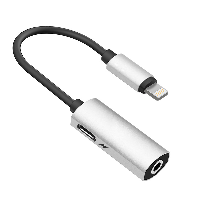 AUX-порт аудио к i phone Lightning адаптер 2 в 1 зарядный преобразователь для наушников