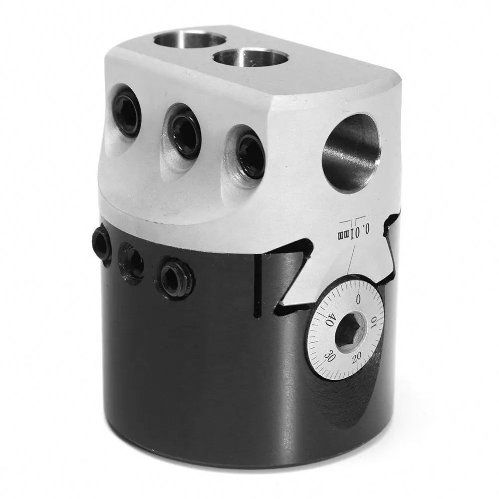 CNC machine tools accessories 2 inch 3inch 4inch Rough Boring Head 0.01mm Adjustable 50mm 75mm 100mm F1 boring head