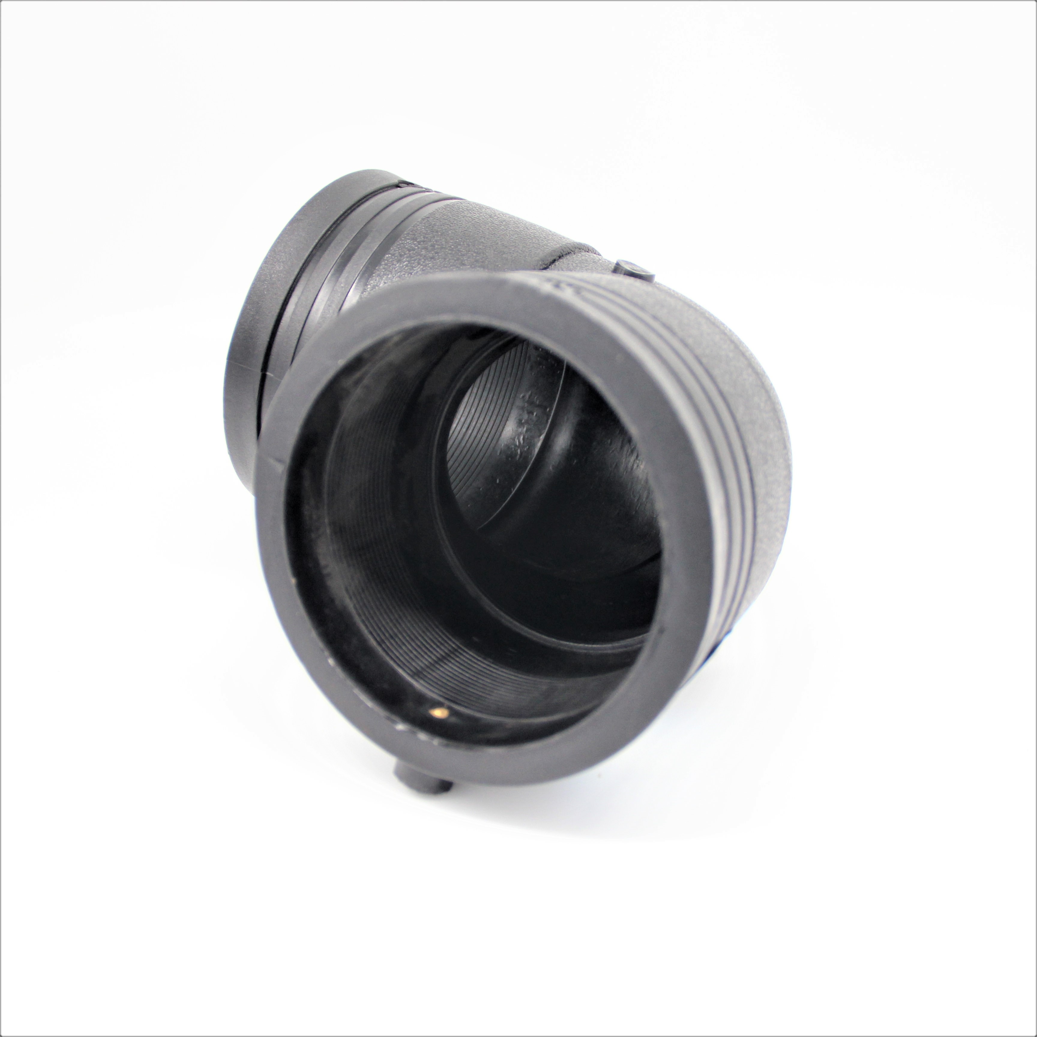Hdpe электроизоляция фитинги фьюжн 45 градусный отвод труб