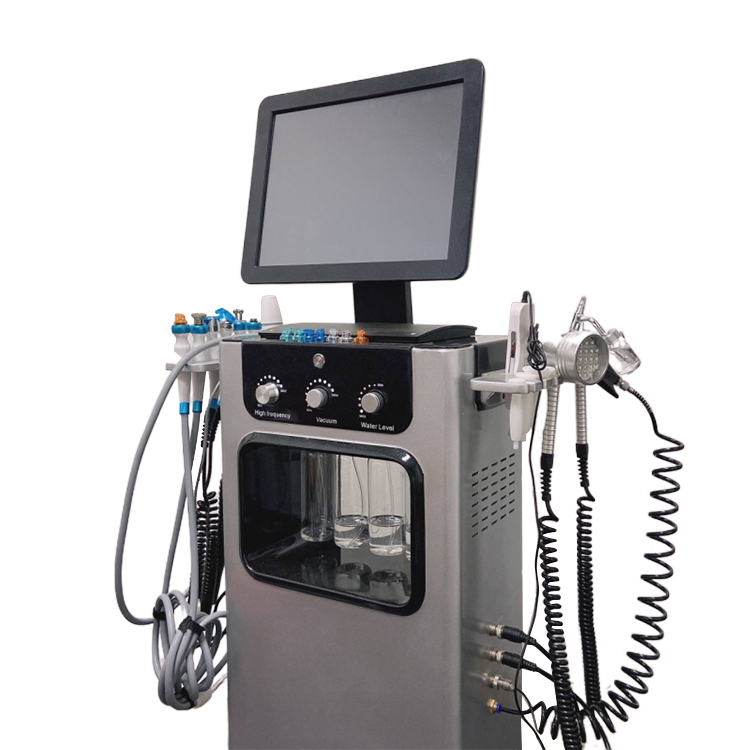 hydra microdermabrasion facial machine Small Bubbles Facial Cleaning 9 In 1 Hydrogen Oxygen/ oxygen jet/micro-touch hydracare