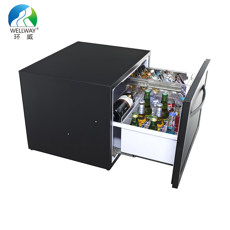 BC-50 Compressor Drawer Minibar For Hotel Mini Fridge Refrigerator Small Hotel Drawer Mini Bar