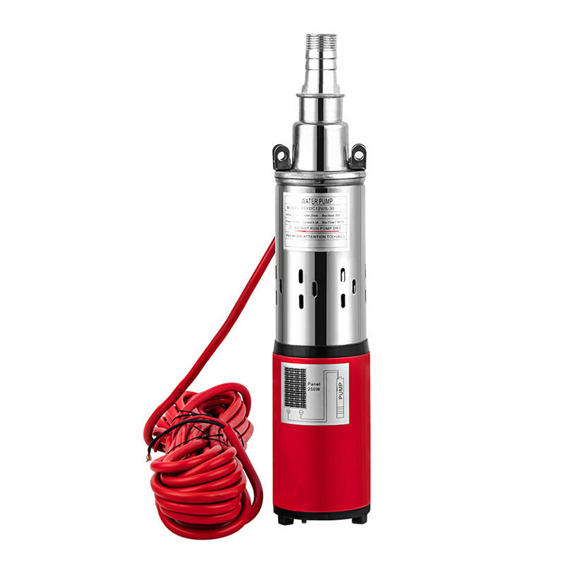 DLSolar DC Screw Pump 12v24v36v48v60v72v High Lift Pure Copper Motor High Quality Screw Pump for Agricultural Irrigation Well