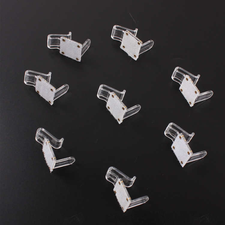 plastic table skirt clip sticker small size desk table cloth clip tableware decor 100 pcs per lot