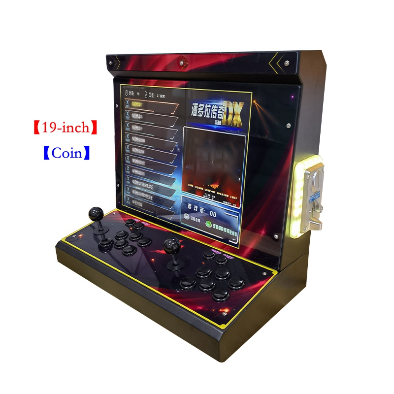 Дизайн, 2 игрока, Настольная мини-игра Pandora 3D Box, аркадные классические игры, 19-дюймовый ЖК-экран, Bartop, аркадная игровая машина