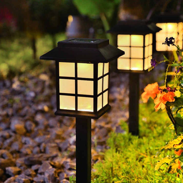 Best-selling colorful decoration modern IP65 outdoor solar lawn lamp outdoor waterproof led solar garden light