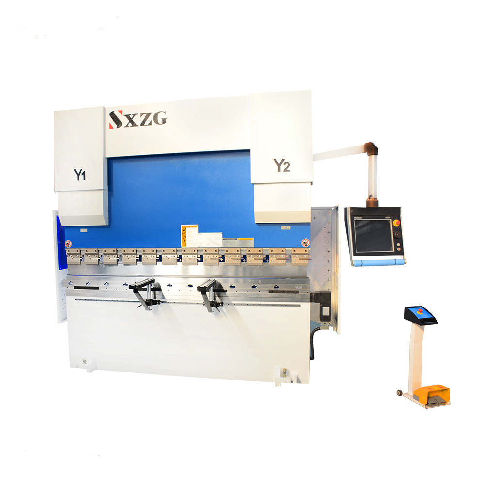 100T 2500 DA66T system cnc синхронная пластина стальная мебель гибочный станок Япония с 6 + 1 осью для 1 мм, 2 мм нержавеющая сталь