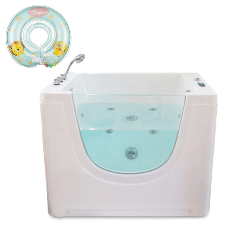 Льготный небольшой отдельно стоящий ребенок ванна Baby Spa с стеклянной панелью