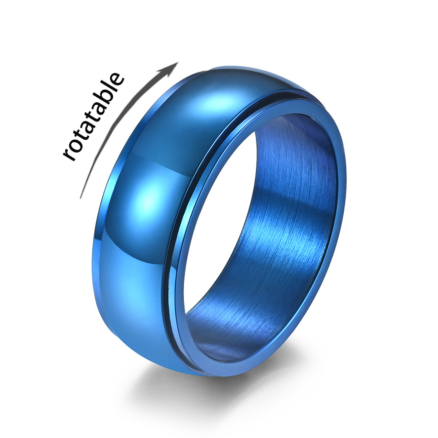 Ready to Ship Anxiety Ring High Quality Anxiety Fidget Ring
