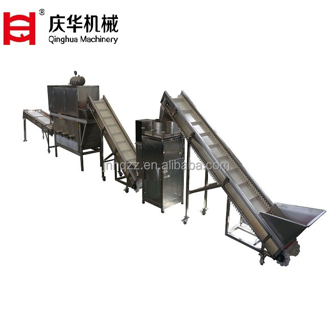 March expo hot selling/Shandong Qinghua peeling garlic machine factory