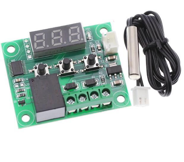 W1209 -50-100C DC 12V цифровой регулятор температуры Термостат Регулятор температуры пластина переключателя термостата W1209 корпус