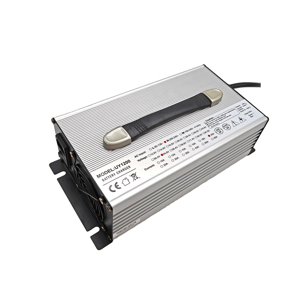 lithium battery charger 60v 36v 24v 12v lead acid charger 4s lifepo4 battery charger 50a 30a 25a 20a