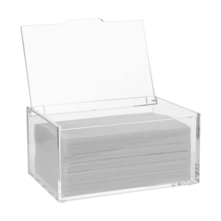 Acrylic dryer holder dryer sheet dispenser for Fabric Softener dryer container for Laundry Room Decor