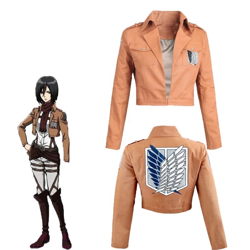 Anime Attack on Titan Jacket Cloak Shingeki no Kyojin Cloak Legion Cosplay Costume Jacket Coat Eren Lev Cloting