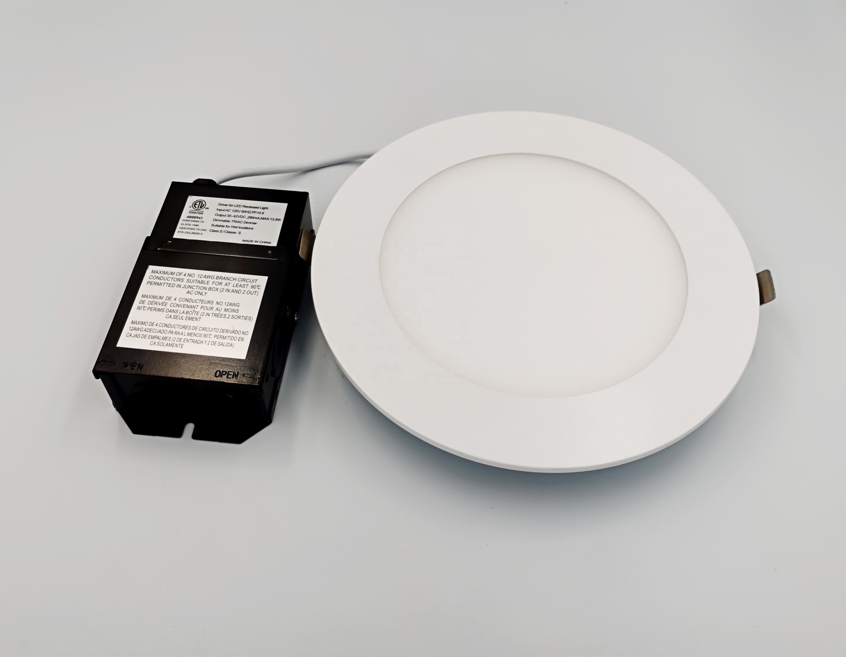 Led panel lights 10W 15W surface mounted round office lighting panel lamp