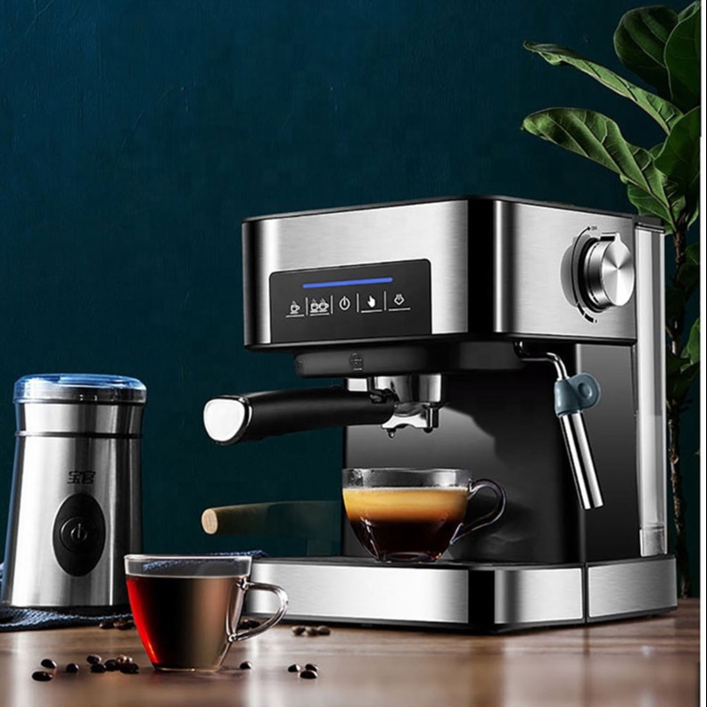 Home Office High-pressure Steam To Make Milk Foam 20bar Rooma Portable Touch Coffee Machine