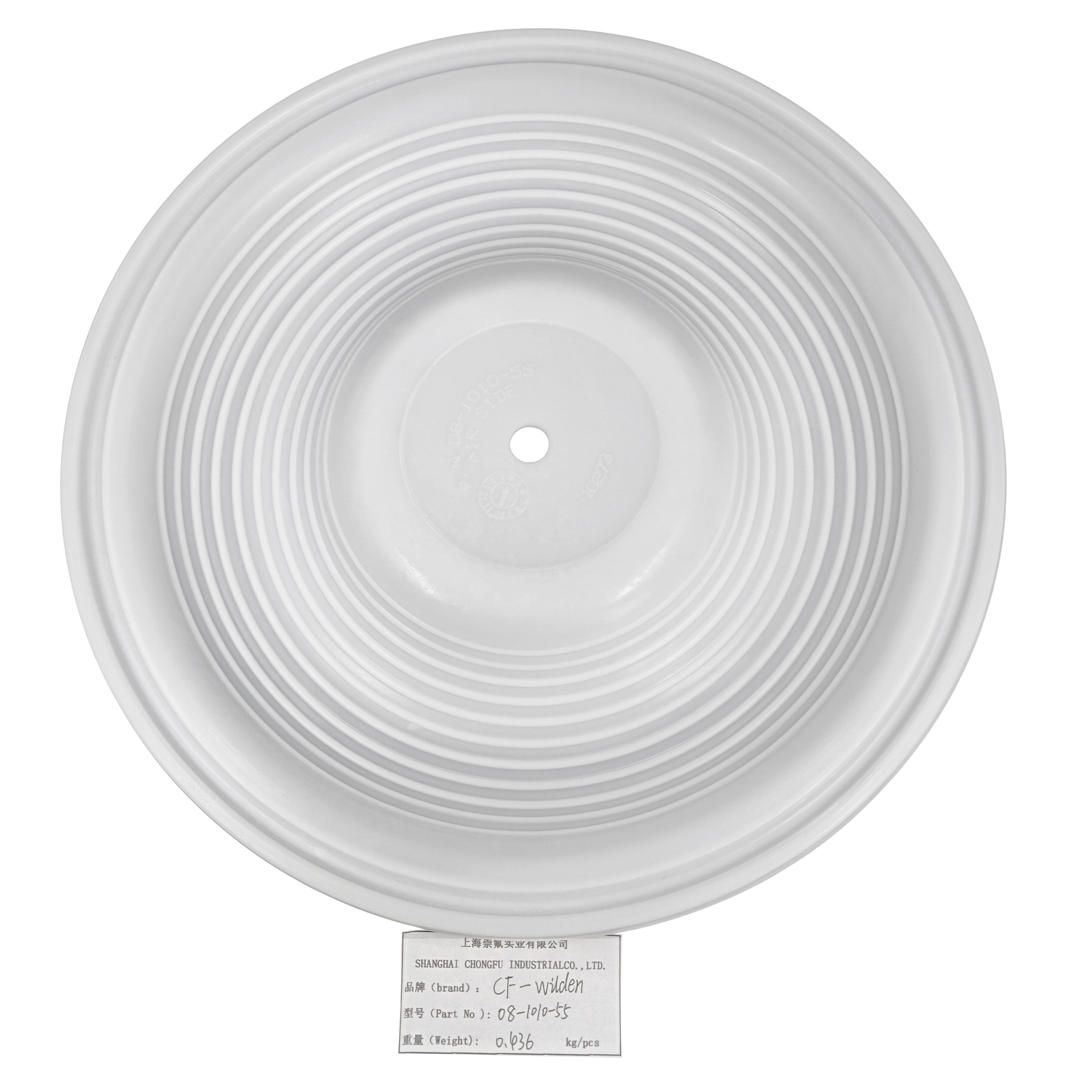 Белый ptfe мембрана CF08-1010-55 для мембранного насоса части насоса диафрагмы