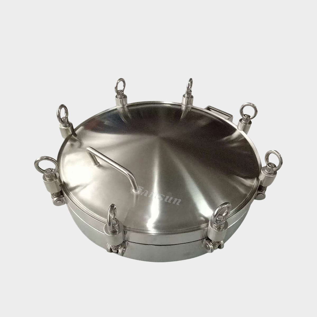 Гигиеническая дверь Люка из нержавеющей стали Ss304 SS316l с крышкой люка с резервуаром под давлением