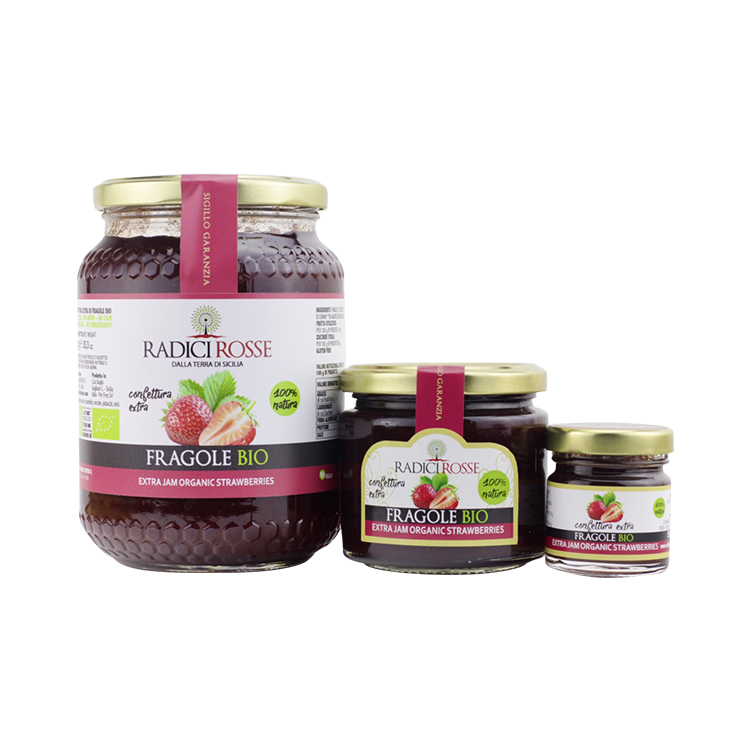 Экстра-джем, органические клубники, мини-клубника, консервированные фруктовые джемы