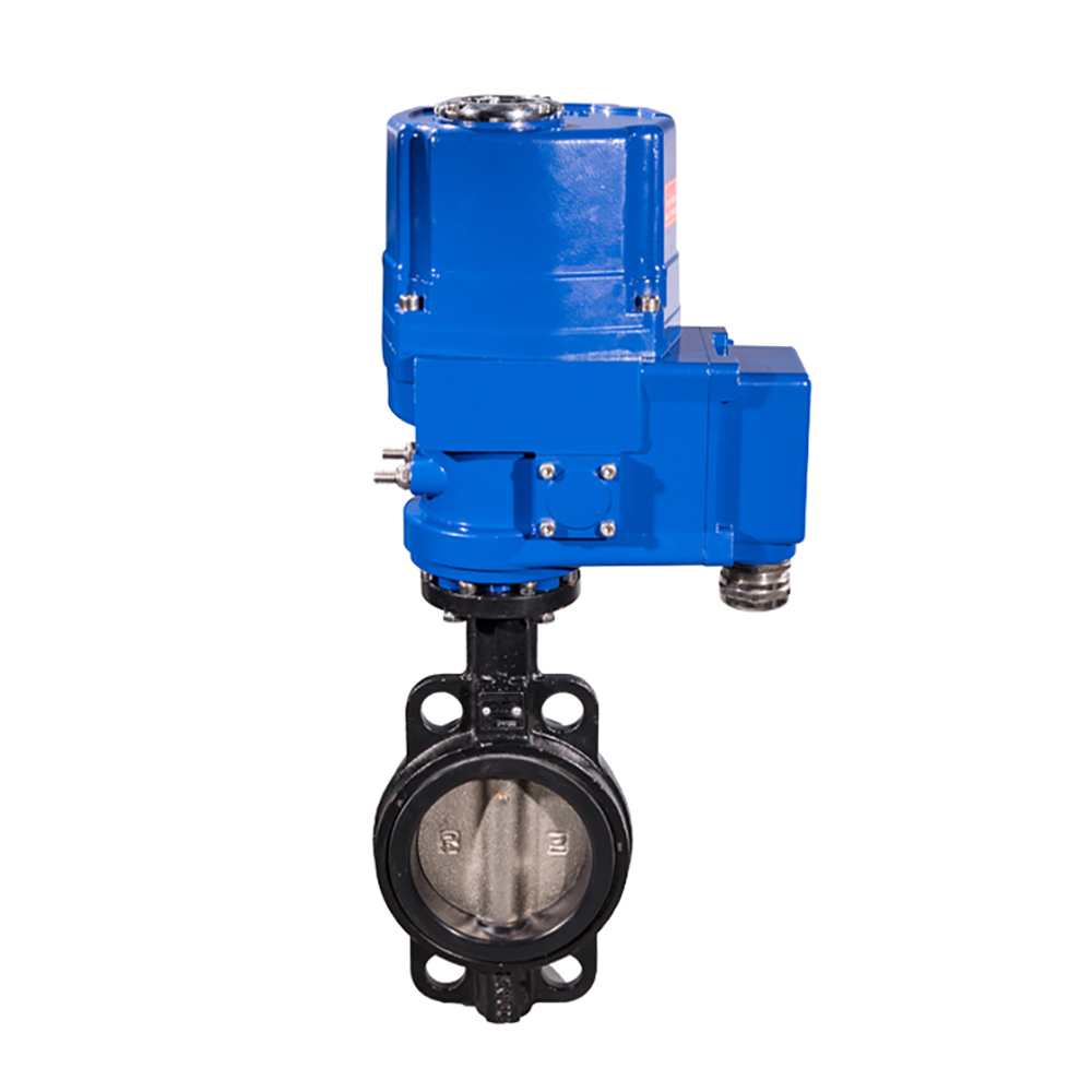 Covna DN1000 40 дюймов WCB CF8M литой Iton взрывозащищенный поворотный дисковый стяжной затвор 380V Электрический привод