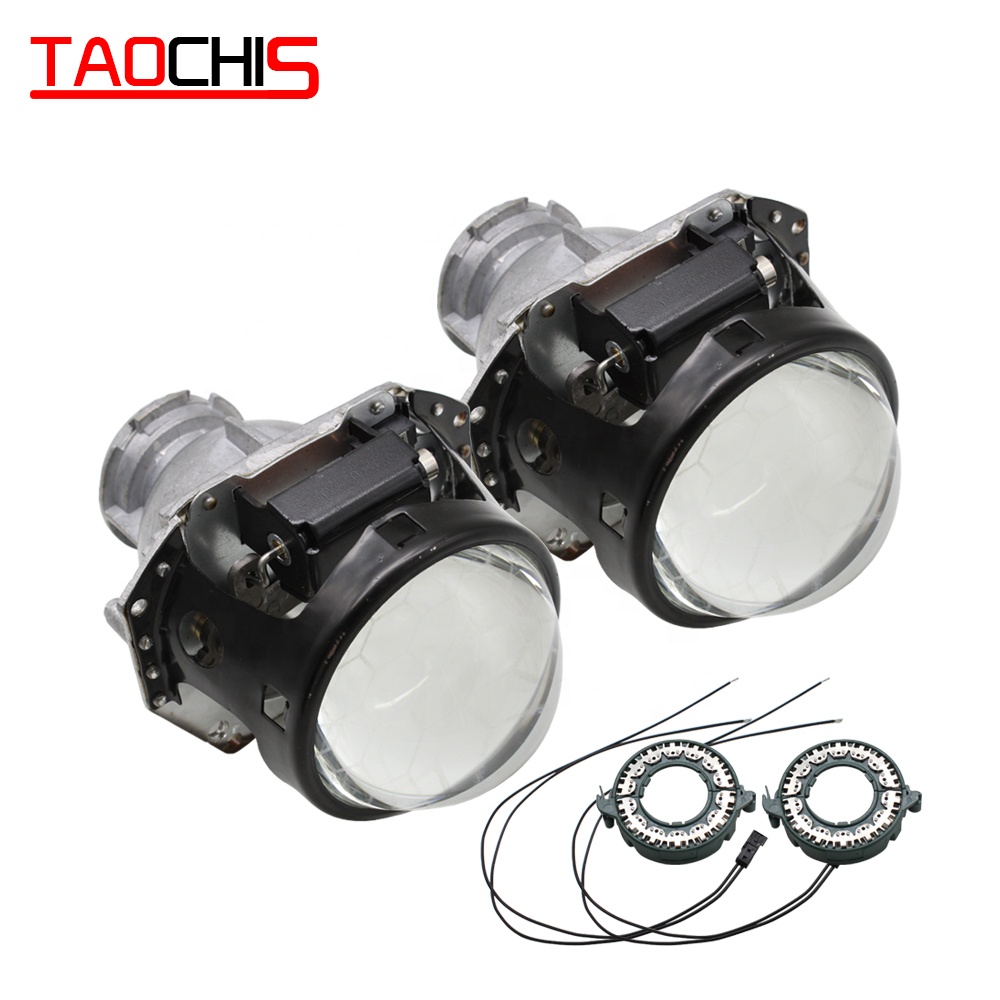 TAOCHIS авто фары 3,0 дюймовых Биксеноновые линзы прожекторного типа для Hella 3/5 g5 автомобиля вафельная Футбол из прозрачного стекла головка светлый объектив D1S