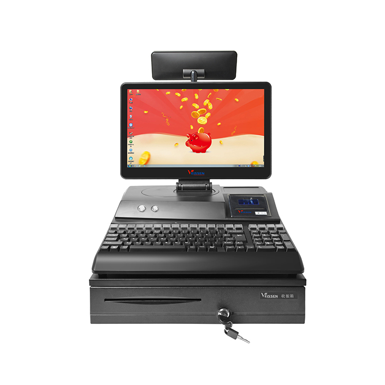 Терминал точки продаж Windows, автономный все в одном, многоразовый кассовый аппарат, POS-система