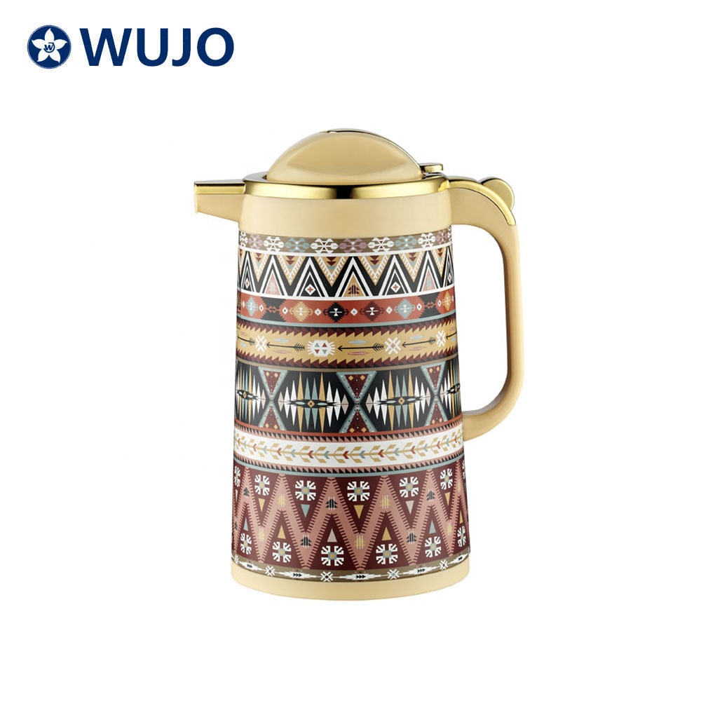 Кофейник WUJO Египет, Термоизолированный арабский вакуумный термос для горячей и холодной воды, Термос со стеклянной заправкой