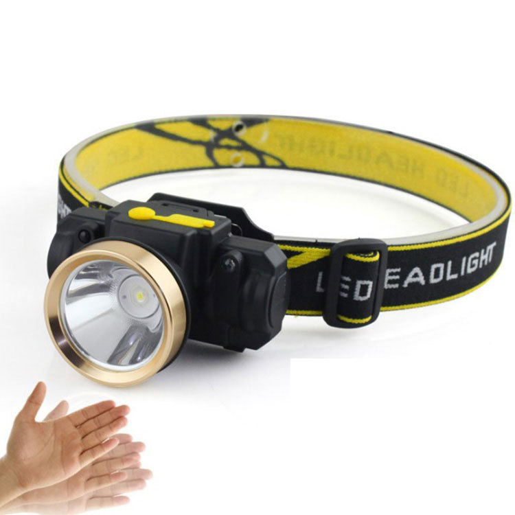 HDL576 New Usb Rechargeable Led Waterproof Night Fishing Induction Strong Headlight Cap Clip Light Long Shot