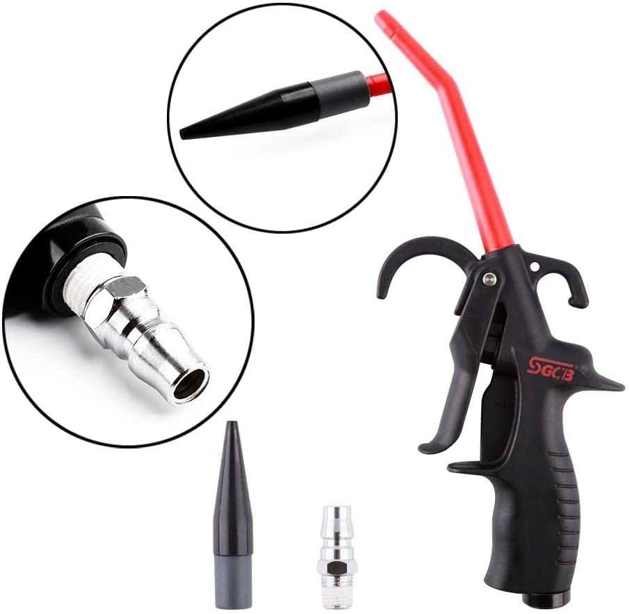 Sgcb 230PSI 1/4 "воздухозаборное отверстие воздушного давления продувочный пистолет с Jet насадка резиновый наконечник