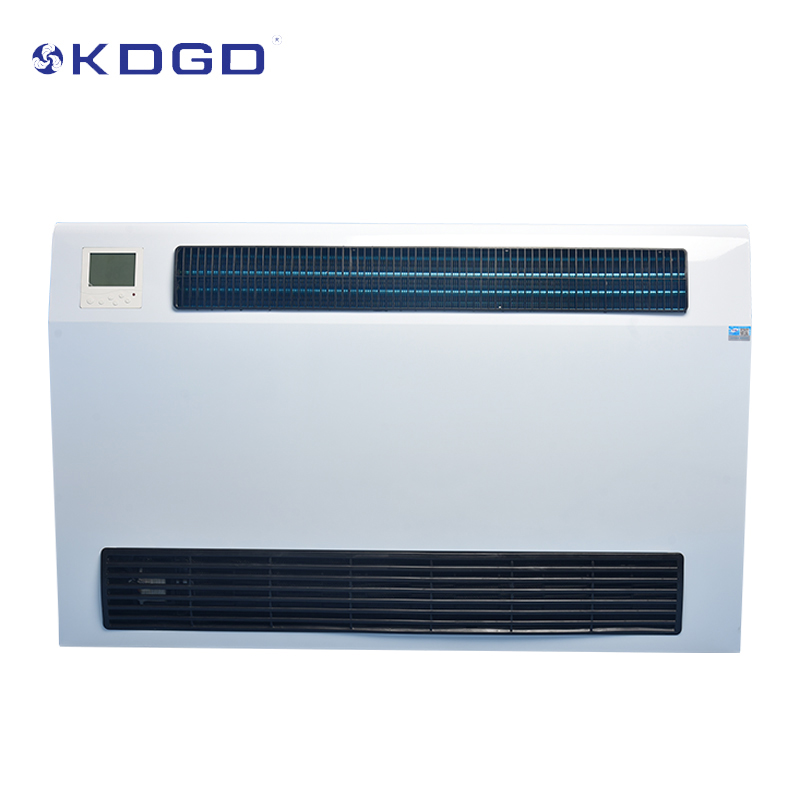 130mm 110mm Vertical Exposed Fcu Radiator Wall Mount Fan Coil Unit