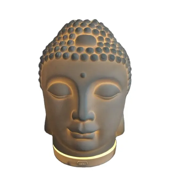 Ceramic Humidifier Buddha Head White Air Humidifier