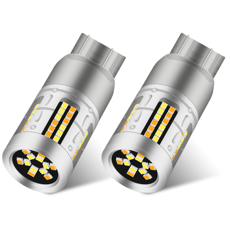 Newest 12v White Amber 3156 7440 P21w T25 T20 Drl Switchback Back Light With Turning Lights Red Led Red Motorcycle 1156 Bulb