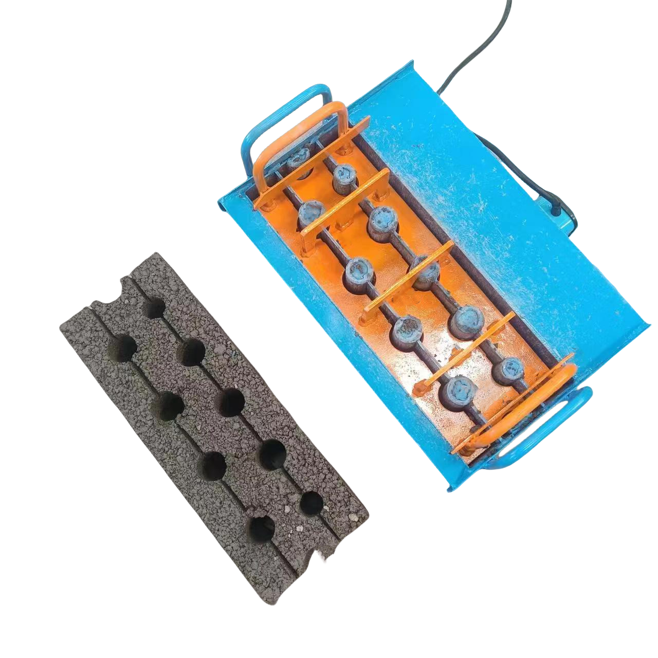 Manufacture sale hand press manual ecological brick machine